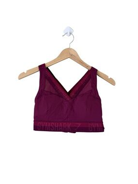 GymShark High Support Sports Bra in Magenta - Size Medium